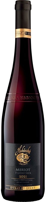 Habánské Sklepy Merlot 0.75L, r2021, nz, cr, su