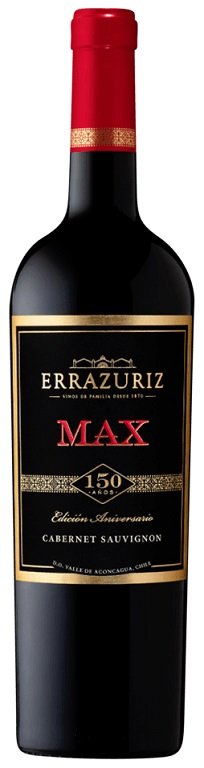 Errazuriz Max Reserva Cabernet Sauvignon 0.75L, r2022, cr, su