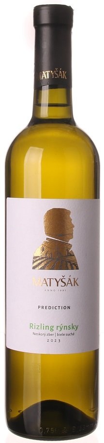 Matyšák Prediction Ryzlink rýnský 0.75L, r2023, nz, bl, su
