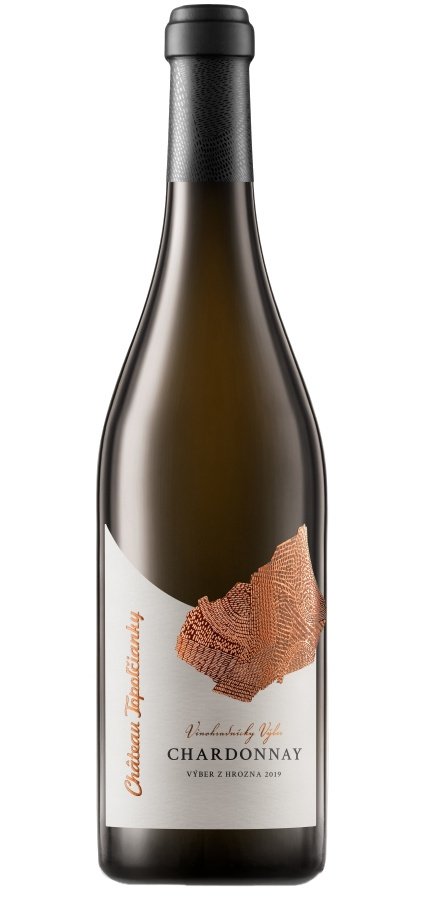 Château Topoľčianky Vinohradnický Výběr Chardonnay 0.75L, r2022, vzh, bl, su