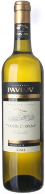 Vinařství Pavlov Tramín červený 0.75L, r2023, nz, bl, plsu