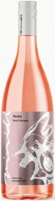 Vinidi Merlot rosé Frizzante 0,75L, r2024, sytper, ruz, plsu