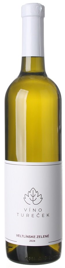 Víno Tureček Veltlínske zelené 0.75L, r2024, bl, su, sc