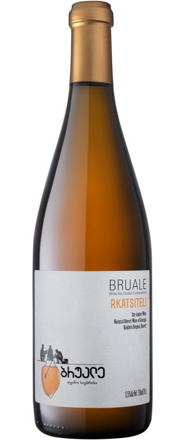 Bruale Rkatsiteli, Qvevri 0.75L, PDO, r2017, bl, su, sc