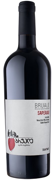 Bruale Saperavi, Qvevri 0.75L, r2023, cr, su