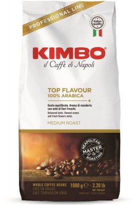 Kimbo Bar Top Flavour 1000g, 100 % Arabica,zrn, ochr