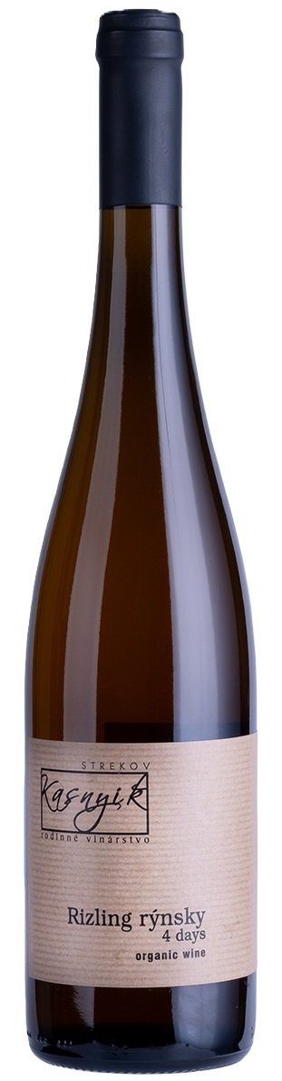 Kasnyik FOUR DAYS Rizling rýnsky Organic 0.75L, r2022, ak, bl, su