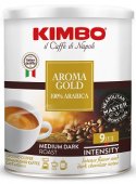 Kimbo Retail Aroma Gold 250g, 100% Arabica,ml, plech