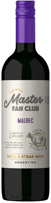 Grill Master Fan Club Malbec 0.75L, r2025, cr, su, sc