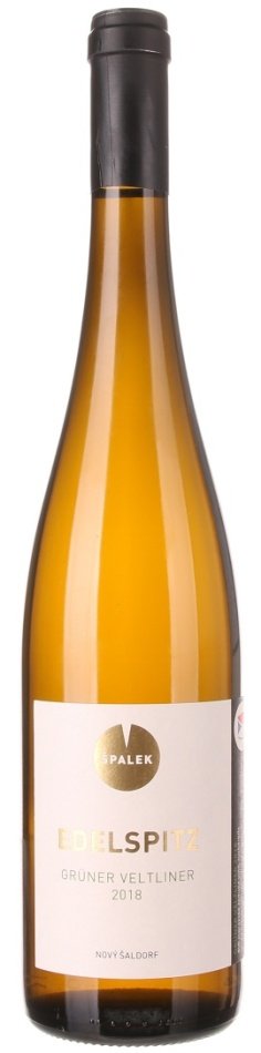 Špalek Edelspitz Grüner Veltliner, BIO 0.75L, r2018, vin, bl, su