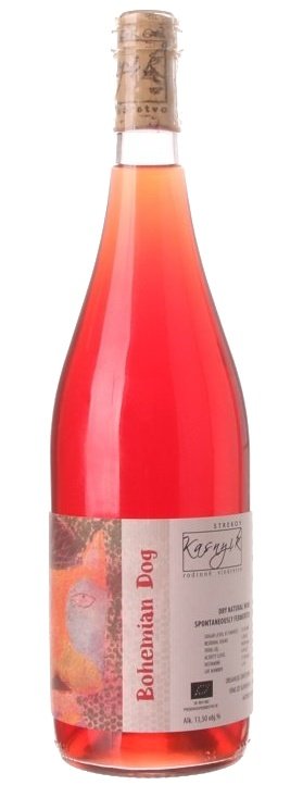 Kasnyik Frankovka modrá Rosé Bohemian Dog Schiller Organic 0.75L, r2022, ruz, su