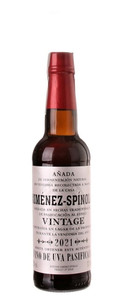Ximénez-Spínola Pedro Ximénez Vintage 0.375L, VDM, r2021, vin, bl, sl