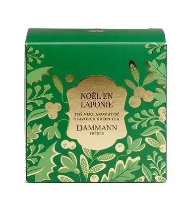 Dammann Sachets Box Noel en Laponie, aromatizovaný, 25 x 2 g,,zelcaj, krsac