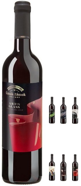 Šimák Zámok Pezinok Pinot Blanc ART IN GLASS 0.75L, r2019, ak, bl, su