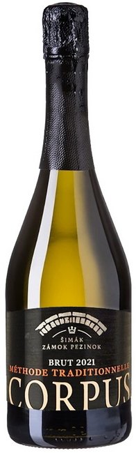 Šimák Zámok Pezinok Sekt CORPUS 0.75L, r2021, skt trm, bl, brut