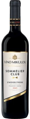 Víno Mikulov Sommelier Club Zweigeltrebe 0.75L, r2021, nz, cr, su