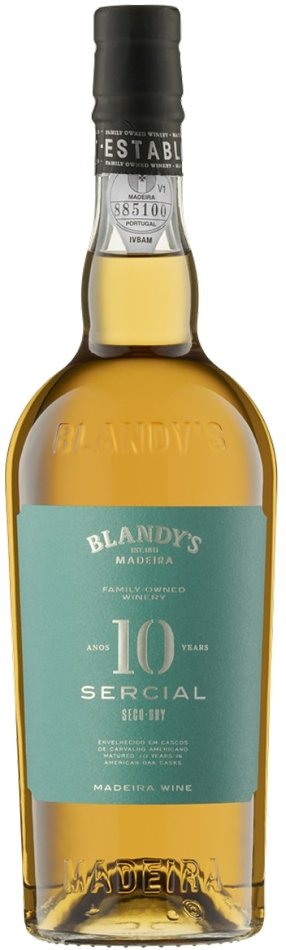 Blandy's Madeira Sercial 10 Y.O. Dry 0.75L, fortvin, bl, sl