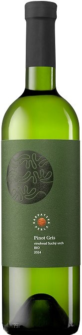 Karpatská Perla Pinot Gris BIO 0.75L, r2024, vin, bl, su