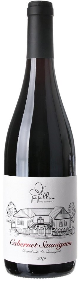 Papillon Víno od Francúza Cabernet Sauvignon, BIO 0.75L, r2019, vin, cr, su