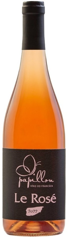 Papillon Víno od Francúza Le Rosé, BIO 0.75L, r2022, vin, ruz, su