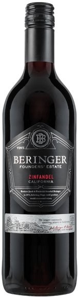 Beringer Founders Estate Old Vine Zinfandel 0.75L, r2020, cr, su, sc