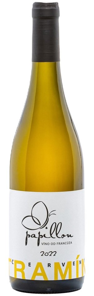 Papillon Víno od Francúza Tramín červený, BIO 0.75L, r2022, bl, su