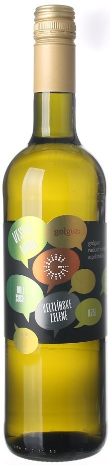 Golguz Veselé víno Veltlínské zelené 0.75L, r2025, ak, bl, su, sc