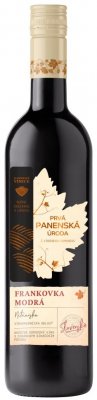 Slovenské vinice Frankovka modrá Panenská úroda 0.75L, r2024, ak, cr, su, sc