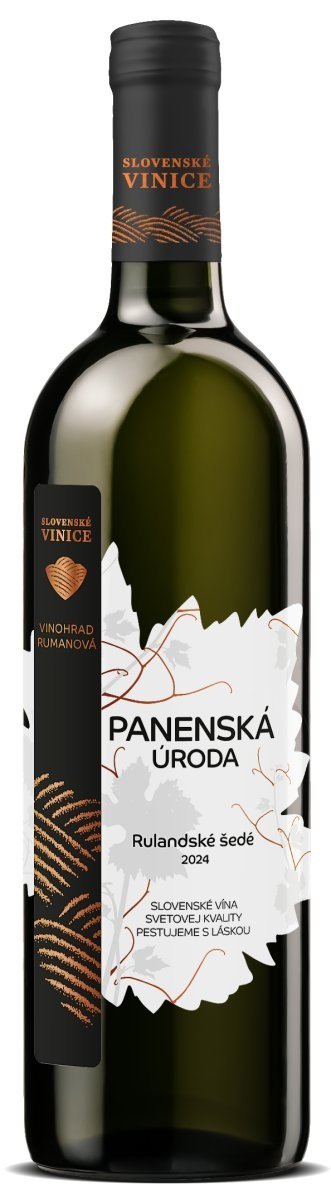 Slovenské vinice Rulandské šedé Panenská úroda 0.75L, r2024, ak, bl, plsl