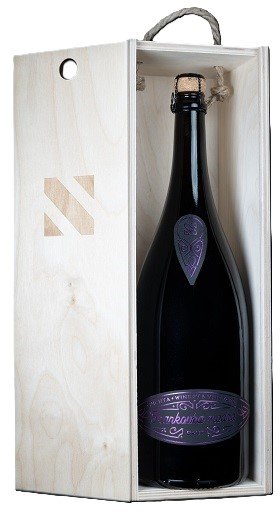 Nichta Sekt Frankovka modrá MAGNUM v drevenej kazete 1.5L, skt, ruz, brut, DB