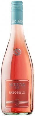 SERENA 1881 Rabosello Rosato Frizzante 0.75L, friper, ruz, sc