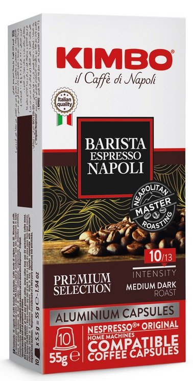Kimbo Bar Barista Espresso Napoli, kapsle pro Nespresso,kaps