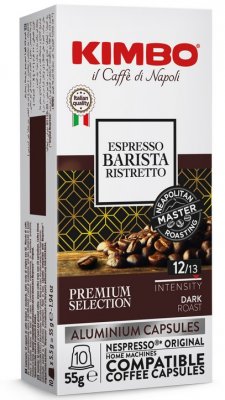 Kimbo Bar Espresso Barista Ristretto, kapsle pro Nespresso,kaps
