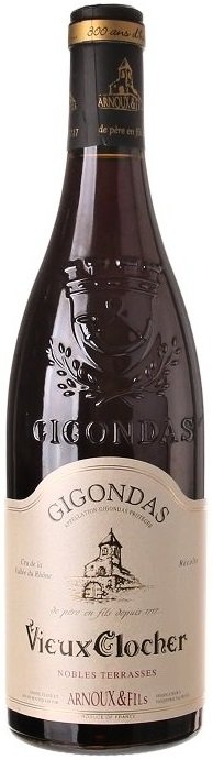 Arnoux and Fils Vieux Clocher, Gigondas 0.75L, AOP, r2024, cr, su