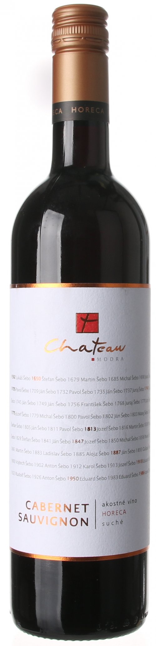 Château Modra Horeca Cabernet Sauvignon 0.75L, r2024, ak, cr, su, sc