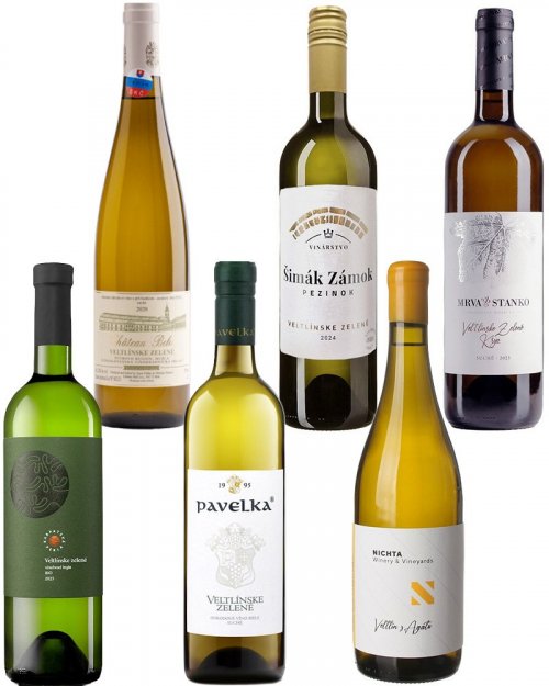 Set bielych vín Balíček TOP Slovenské Veltlíny,bl