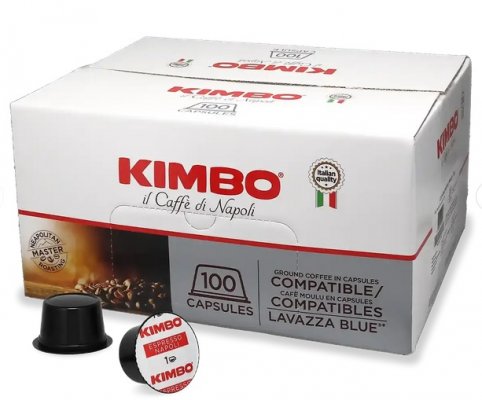 Kimbo Bar Kapsle NAPOLI kompatibilní s LB (100x8g),kaps