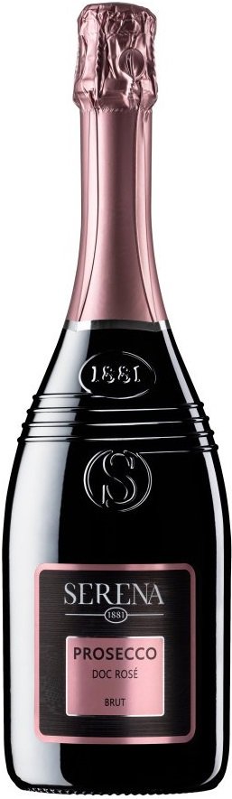 SERENA 1881 Prosecco Rosé 0.75L, DOC, r2025, sum, ruz, brut