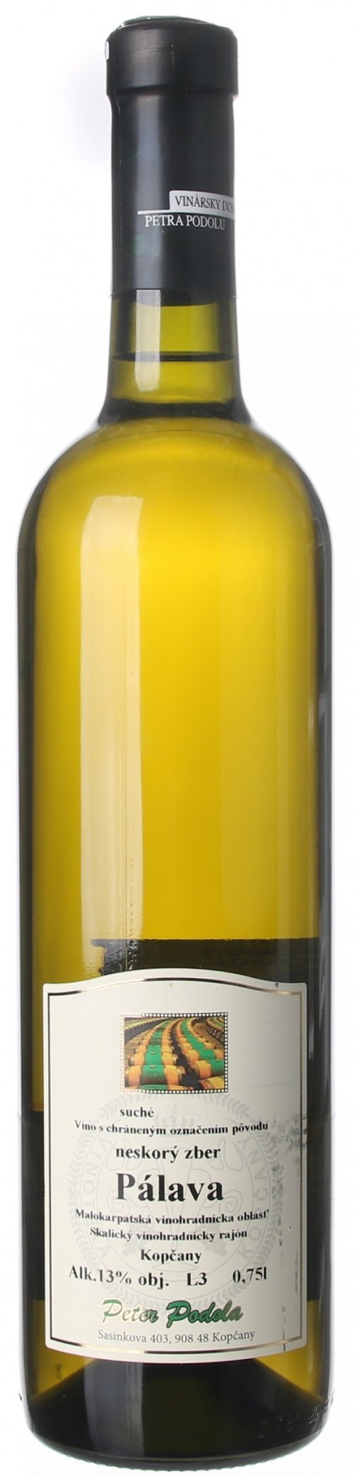 Peter Podola Pálava 0.75L, r2025, nz, bl, su
