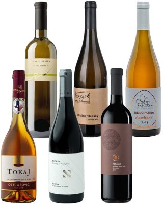Set vín Balíček TOP slovenská vína,mix