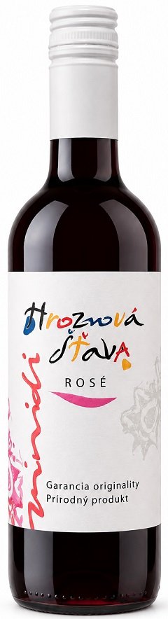 Vinidi Hroznová šťáva ružová 0.2L, hm, ruz, sc