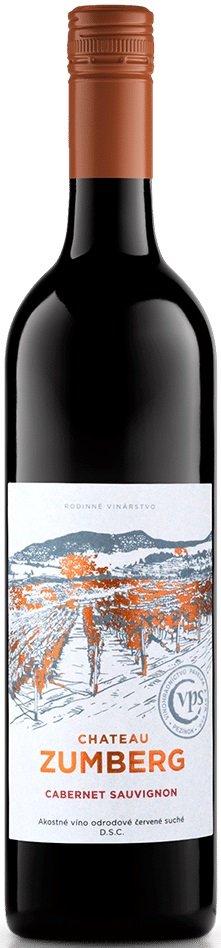 Pavelka Château Zumberg Cabernet Sauvignon 0.75L, r2025, ak, cr, su, sc