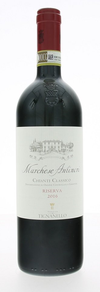 Tignanello Marchese Antinori Chianti Classico Riserva 0,75L, DOCG, r2016, cr, su