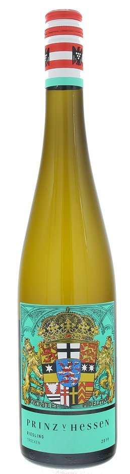 Prinz von Hessen Riesling Trocken 0.75L, PDO, r2019, bl, su, sc
