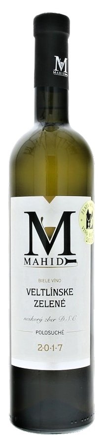 MAHID Veltlínske zelené 0.75L, r2017, nz, bl, plsu