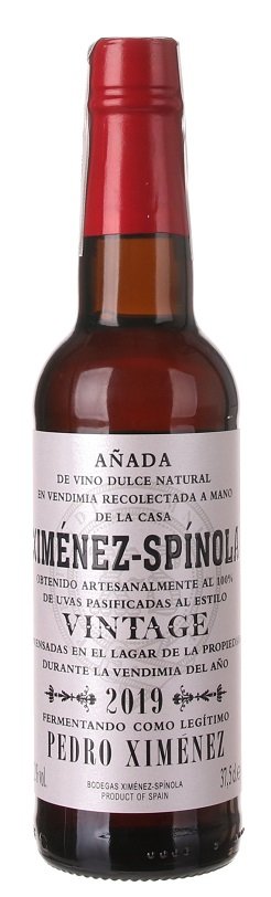 Ximénez-Spínola Pedro Ximénez Vintage 0.375L, VDM, r2019, vin, bl, sl