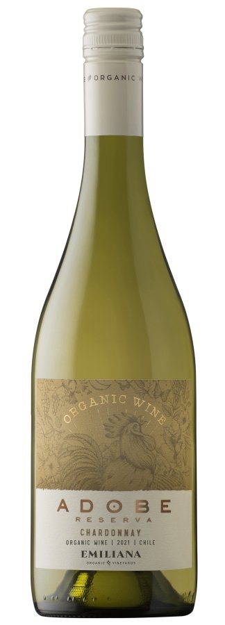 Emiliana Adobe Chardonnay BIO 0.75L, r2020, bl, su, sc