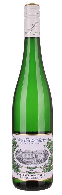 Max Ferdinand Richter Riesling Wehlener Sonnenuhr Kabinett feinherb 0.75L, PDO, r2020, bl, plsl, sc